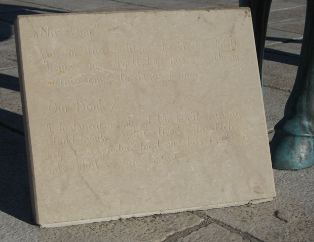 Donkey inscription